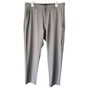 Hurley Pants Men's 34x32 Gray Water Repellent Hybrid Performance Stretch
